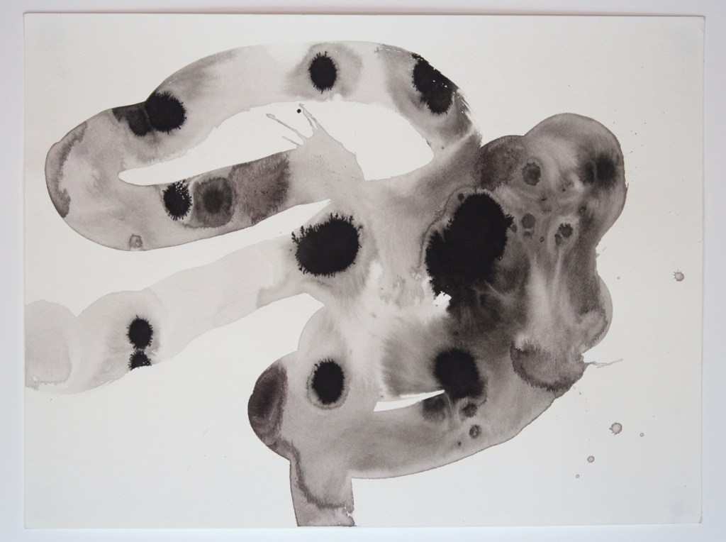 La pratique des trajets (ruban moucheté)